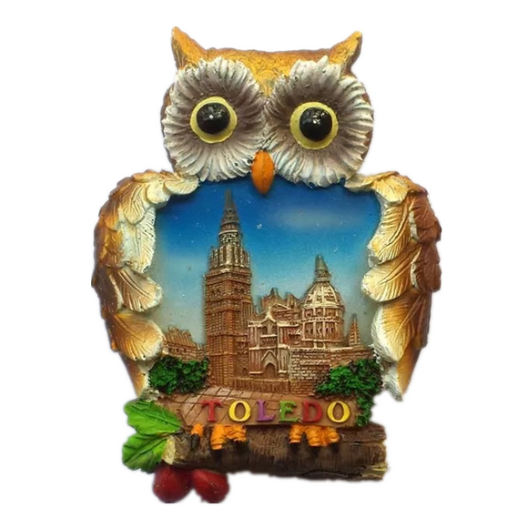 Toledo Spain Fridge Magnet 3D Resin