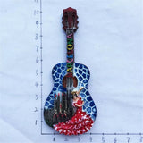 Barcelona Guitar Spain Fridge Magnet 3D Resin