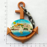 Ibiza Spain Fridge Magnet 3D Resin