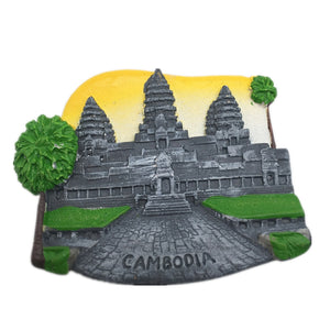 Angkor Wat Cambodia Fridge Magnet 3D Resin