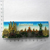 Barcelona Spain Fridge Magnet 3D Resin