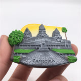 Angkor Wat Cambodia Fridge Magnet 3D Resin