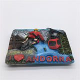 Andorra Fridge Magnet 3D Resin