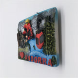 Andorra Fridge Magnet 3D Resin