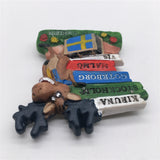 Sweden Fridge Magnet 3D Resin