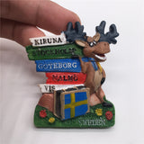 Sweden Fridge Magnet 3D Resin