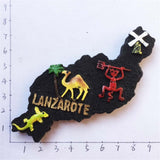 Lanzarote Spain Fridge Magnet 3D Resin