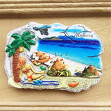 Mallorca Beach Spain Fridge Magnet 3D Resin