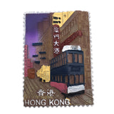 Hong Kong China Fridge Magnet 3D Resin