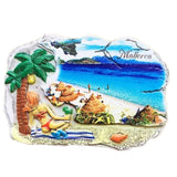 Mallorca Beach Spain Fridge Magnet 3D Resin