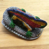 Guell Park Mosaic Lizard Barcelona Spain Fridge Magnet 3D Resin