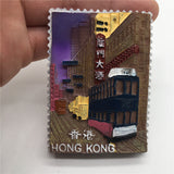 Hong Kong China Fridge Magnet 3D Resin