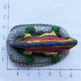 Guell Park Mosaic Lizard Barcelona Spain Fridge Magnet 3D Resin