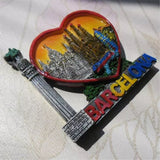 Barcelona Spain Fridge Magnet 3D Resin