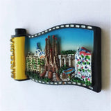 Barcelona Spain Fridge Magnet 3D Resin