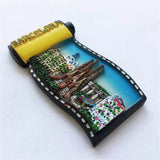 Barcelona Spain Fridge Magnet 3D Resin