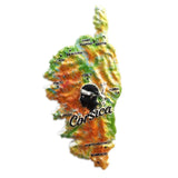 Corsica France Fridge Magnet 3D Resin