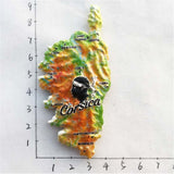 Corsica France Fridge Magnet 3D Resin