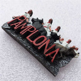 Pamplona Spain Fridge Magnet 3D Resin