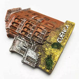 Cuenca Cliff House Spain Fridge Magnet 3D Resin