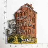 Cuenca Cliff House Spain Fridge Magnet 3D Resin