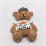 Bear Cyprus Fridge Magnet 3D Resin