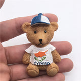 Bear Cyprus Fridge Magnet 3D Resin