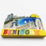 Benidorm Spain Fridge Magnet 3D Resin