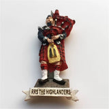 RRS The Highlanders England UK Fridge Magnet 3D Resin