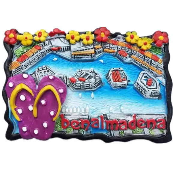 Benalmadena Spain Fridge Magnet 3D Resin