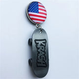 Flag USA America Fridge Magnet Metal Craft