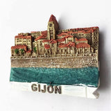 Gijon Spain Fridge Magnet 3D Resin