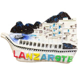 Lanzarote Ship Spain Fridge Magnet 3D Resin