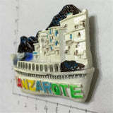 Lanzarote Ship Spain Fridge Magnet 3D Resin