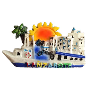 Lanzarote Spain Fridge Magnet 3D Resin