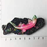 Lanzarote Lizard Spain Fridge Magnet 3D Resin