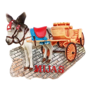 Mijas Spain Fridge Magnet 3D Resin