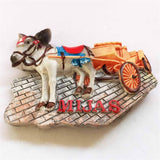 Mijas Spain Fridge Magnet 3D Resin