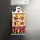 Sexy Shop Amsterdam Holland Netherlands Fridge Magnet 3D Resin