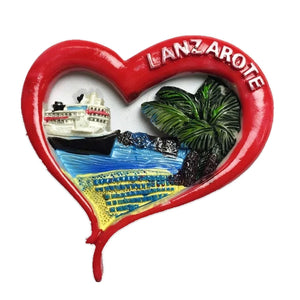 Lanzarote Spain Fridge Magnet 3D Resin