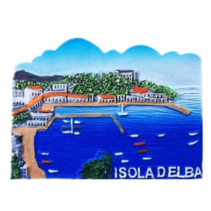 Isola D'Elba Tuscany Italy Fridge Magnet 3D Resin