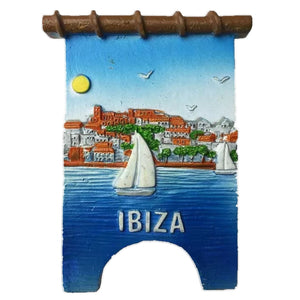 Ibiza Spain Fridge Magnet 3D Resin