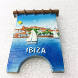 Ibiza Spain Fridge Magnet 3D Resin