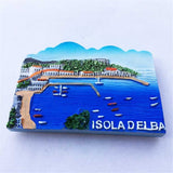 Isola D'Elba Tuscany Italy Fridge Magnet 3D Resin