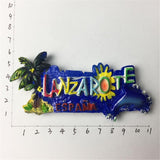 Lanzarote Spain Fridge Magnet 3D Resin