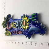 Lanzarote Spain Fridge Magnet 3D Resin