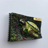 Turtle Bali Indonesia Fridge Magnet 3D Resin