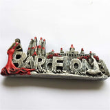 Barcelona Spain Fridge Magnet 3D Resin