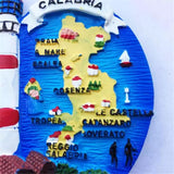 Calabria Island Lighthouse Italy Fridge Magnet 3D Resin