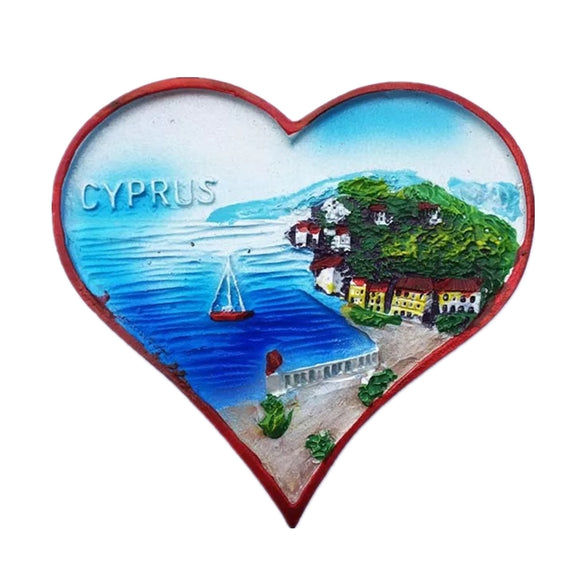 Cyprus Fridge Magnet 3D Resin